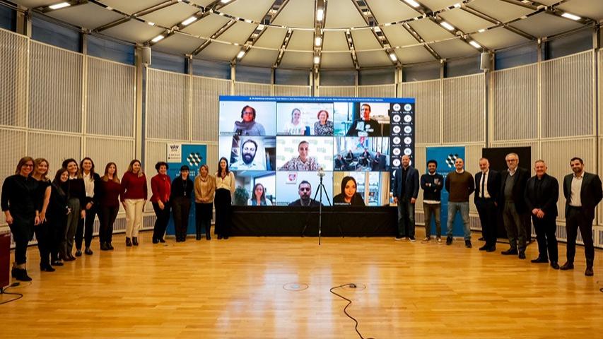 Miembros del consorcio, en la última reunión híbrida.