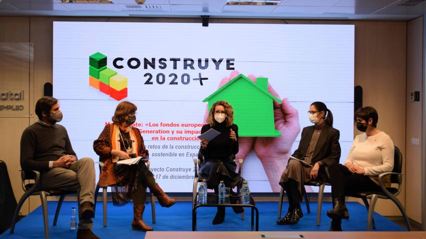 Durante la mesa de debate sobre los fondos Next Generation.