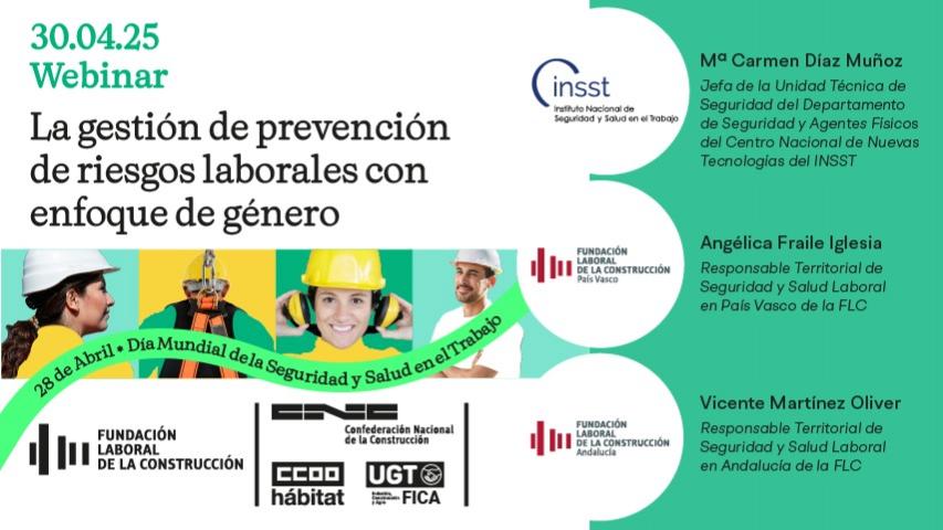 Profesionales de la Seguridad y Salud en el Trabajo analizaron los retos a los que se enfrenta el sector  en relación a la integración de la perspectiva de género en la gestión preventiva.