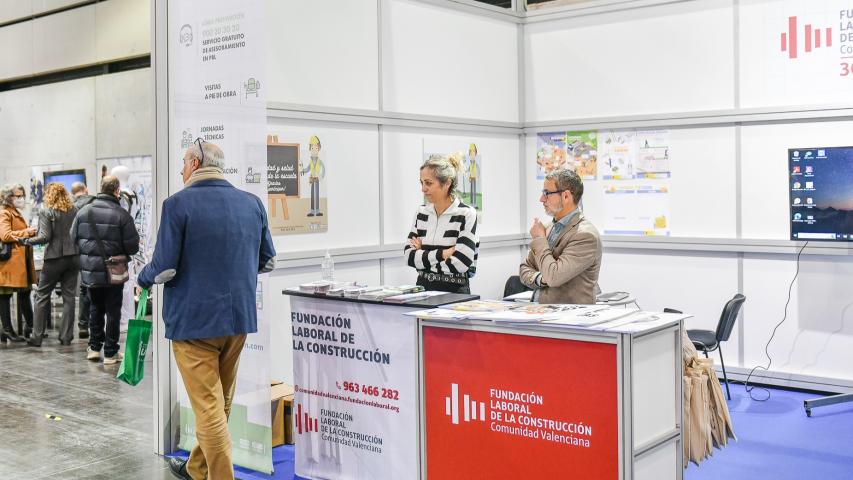 Stand de la FLC en LABORALIA 2023.