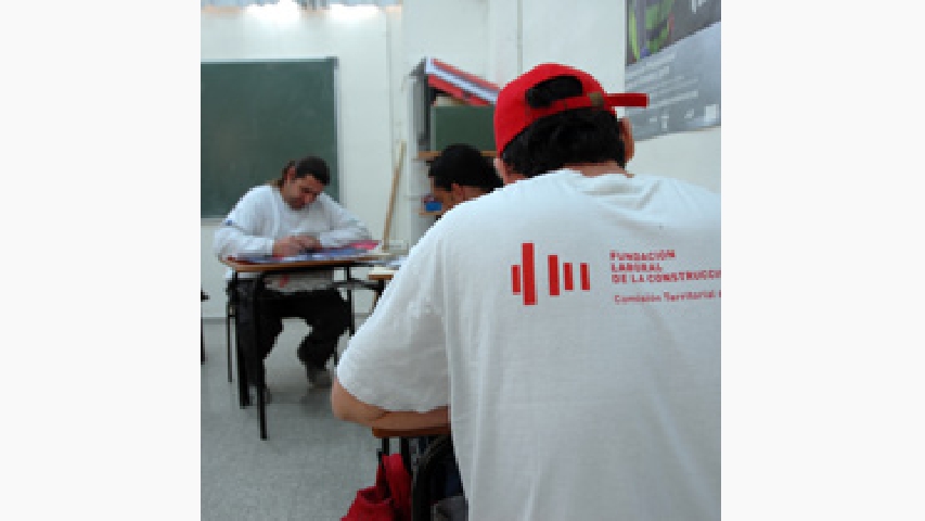 Alumnos de un curso de la Fundaci&oacute;n Laboral impartido en Almer&iacute;a. 
