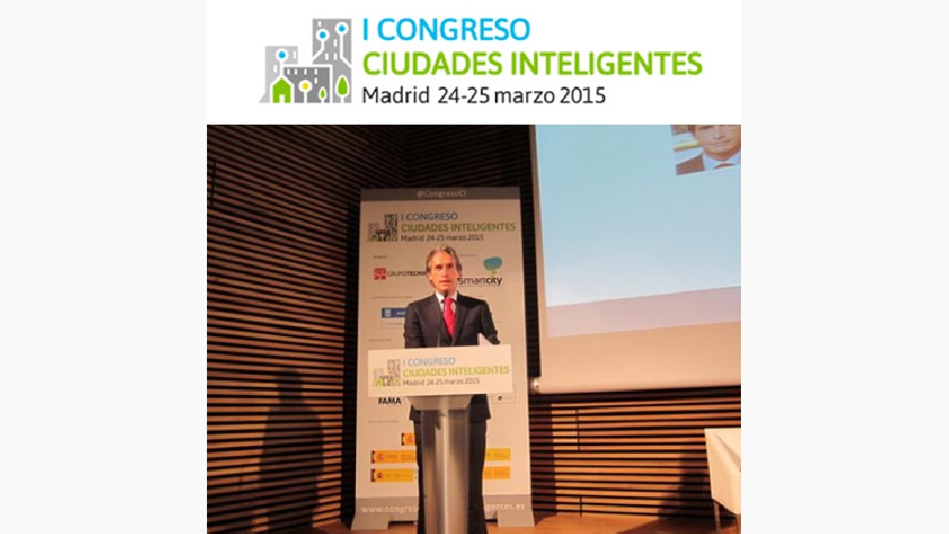 De la Serna habla sobre el futuro de las ciudades inteligentes. Foto: @CongresoCI. 

